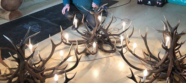 How To Make An Antler Chandelier