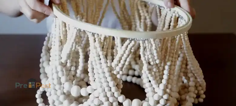 How to Decorate a Chandelier with Beads