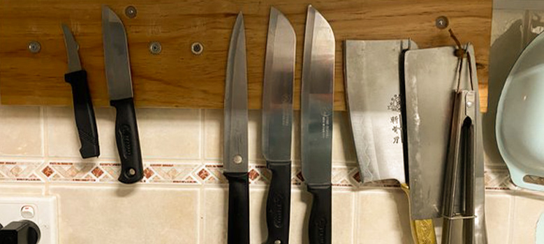 How to Hang Decorative Knives on Wall