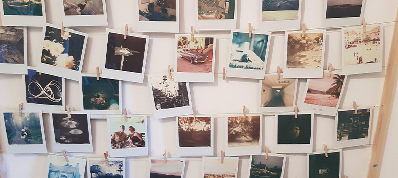 How to Hang Polaroids on Wall
