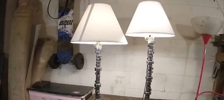 How to Make a Camshaft Lamp