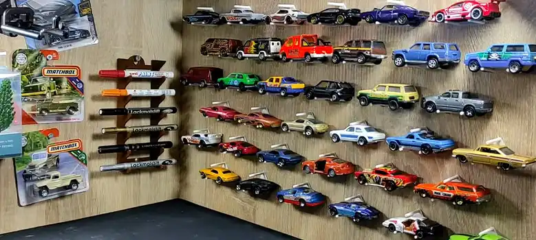 How to Hang Hot Wheels on Wall