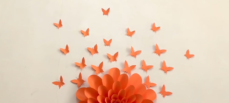 3D Butterfly Wall Decor Ideas