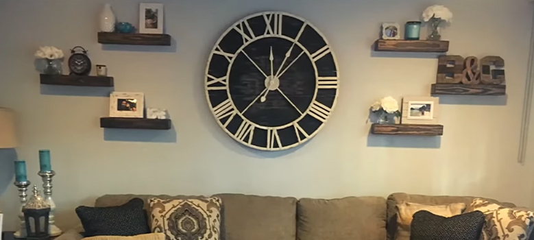 Living Room Wall Clock Ideas