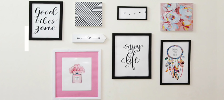 How to Display Postcards on Wall