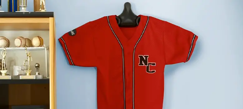 How to Hang Jerseys on a Wall without Nails