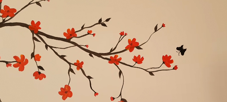 How to Paint a Tree Wall Mural