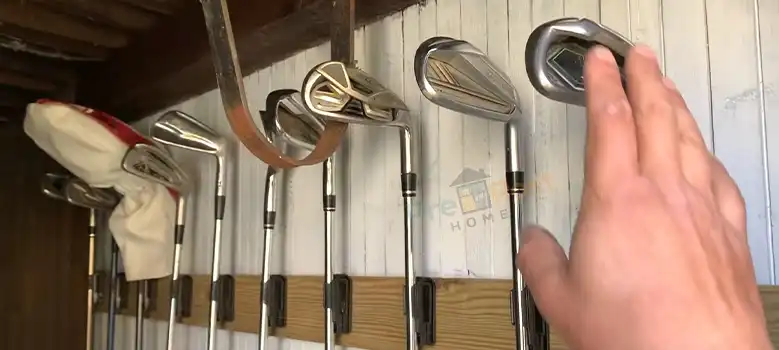 How To Hang Golf Clubs On Wall