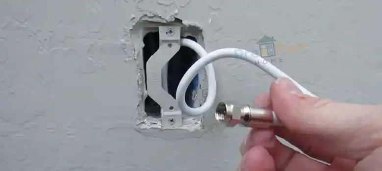 How To Run Coax Cable Through Exterior Wall