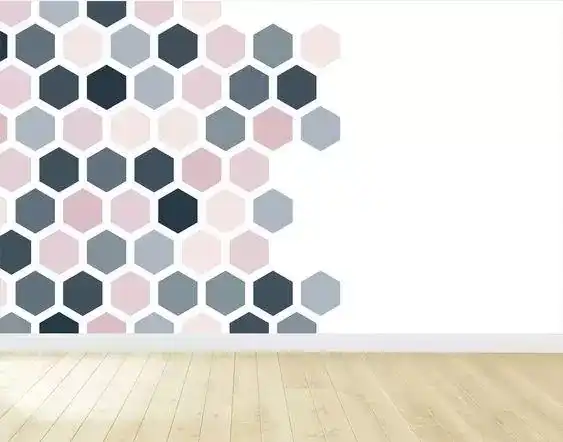 Geometric Wall Stickers for Bedroom